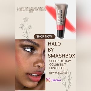 HALO BY SMASHBOX MAI TAI LIP+CHEEK TINT NEW IN BOX BLENDABLE+LAYERABLE COLOR